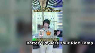 ? Una batteria, potenza infinita all'aperto!