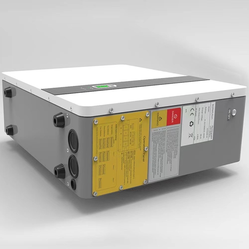 Li-ion LiFePO4 Batteria di accumulo di energia solare 51.2V 100ah 6000 cicli 536.3*464*180.5mm