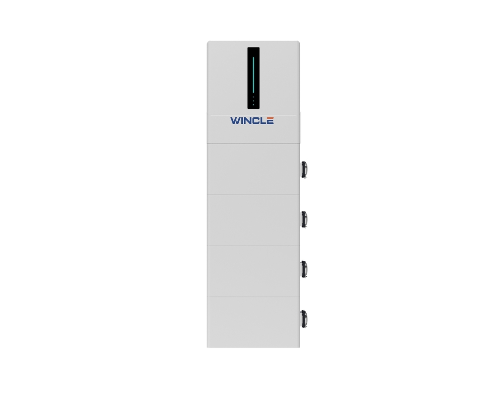 IEC61000 20,48kwh Power Wall Battery System 6000 Vita del ciclo per il backup domestico e l'energia solare