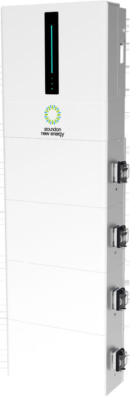IEC61000 20,48kwh Power Wall Battery System 6000 Vita del ciclo per il backup domestico e l'energia solare